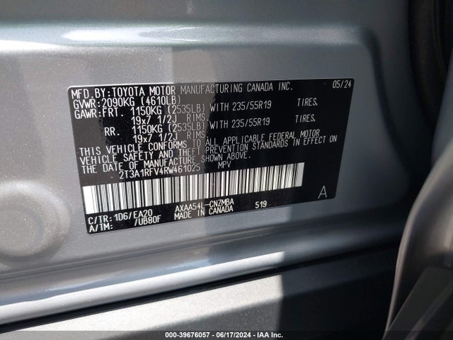 Toyota Rav4 Xle Premium 2024 2T3A1RFV4RW461025 Image 9