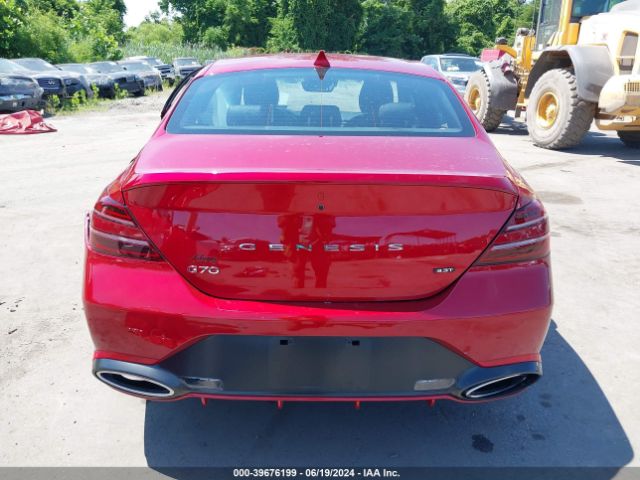 KMTG54TE9NU083959 Genesis G70 3.3t Rwd