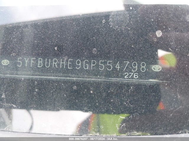 Toyota COROLLA LE 2016 5YFBURHE9GP554798 Image 9