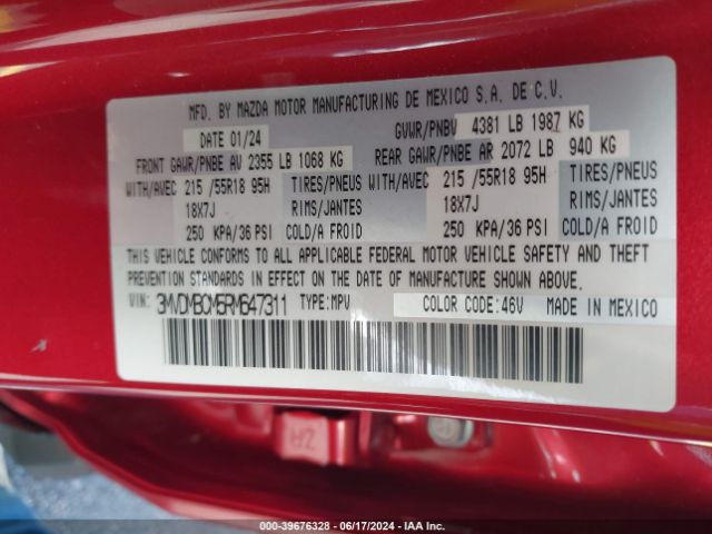 3MVDMBCM5RM647311 Mazda Cx-30 2.5 S Preferred Package