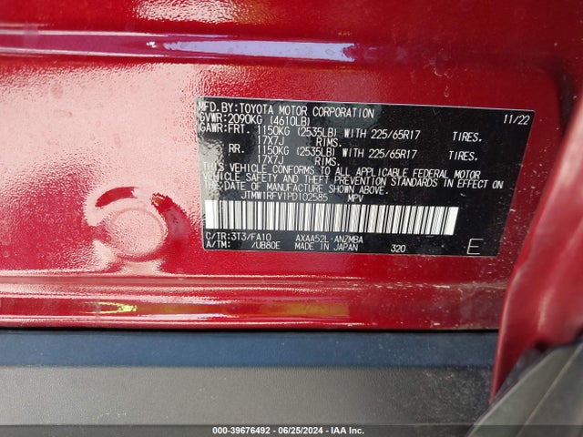 Toyota Rav4 Xle 2023 JTMW1RFV1PD102585 Image 9