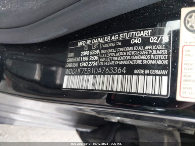 2013 MERCEDES-BENZ E 63 AMG WDDHF7EB1DA763364 Photo 8