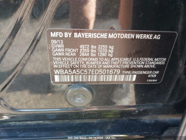 WBA5A5C57ED501679 BMW 528I