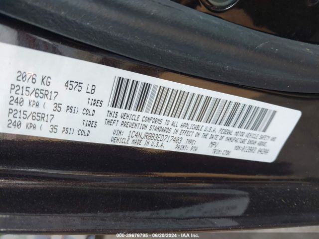1C4NJRBB3ED717403 Jeep Patriot Sport