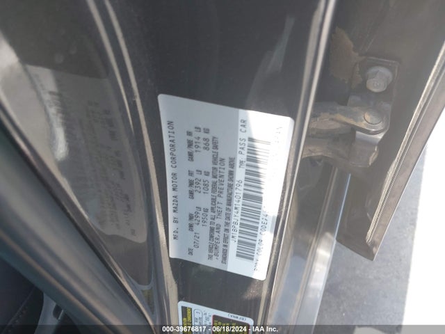 Mazda Mazda3 2.5 Turbo 2021 JM1BPBJY4M1401796 Image 9
