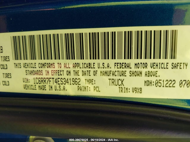 RAM 1500 Express 2014 1C6RR7FT4ES341962 Image 9