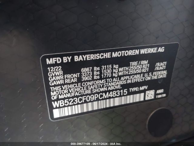 2023 BMW IX WB523CF09PCM48315 Photo 8