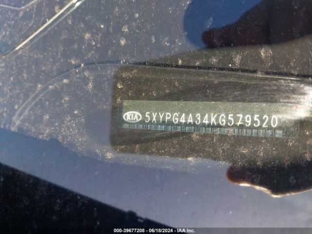 5XYPG4A34KG579520 KIA Sorento 2.4l L