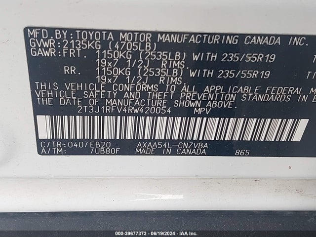 Toyota Rav4 Adventure 2024 2T3J1RFV4RW420054 Image 9