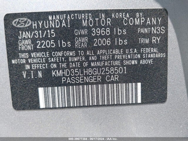 Hyundai ELANTRA GT 2016 KMHD35LH8GU258501 Image 9