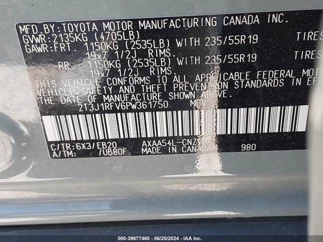 Toyota Rav4 Adventure 2023 2T3J1RFV6PW361750 Image 9