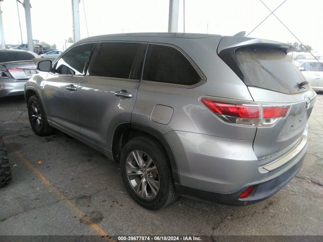 Toyota Highlander Xle V6 2014 5TDKKRFHXES009412 Image 3