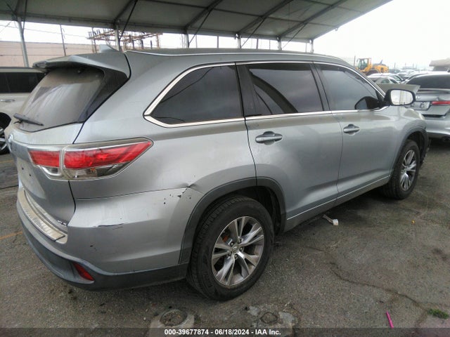 Toyota Highlander Xle V6 2014 5TDKKRFHXES009412 Image 4