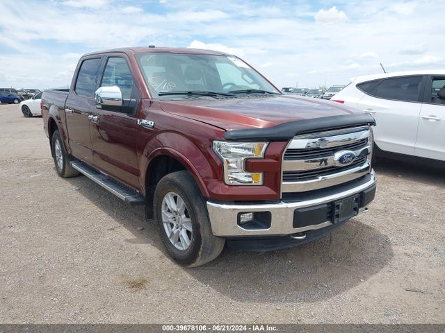 Ford F-150 Lariat 2016 1FTEW1EF2GKF62455 Image 1