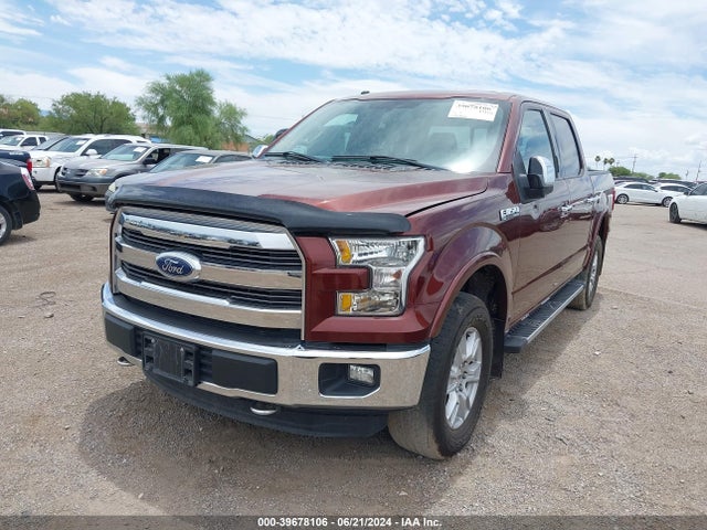 Ford F-150 Lariat 2016 1FTEW1EF2GKF62455 Image 2