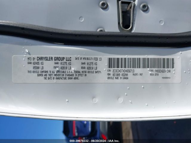 2013 DODGE CHARGER 2C3CDXDTXDH656713 Photo 8