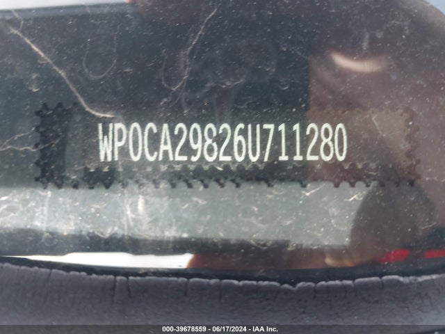 2006 PORSCHE BOXSTER WP0CA29826U711280 Photo 8