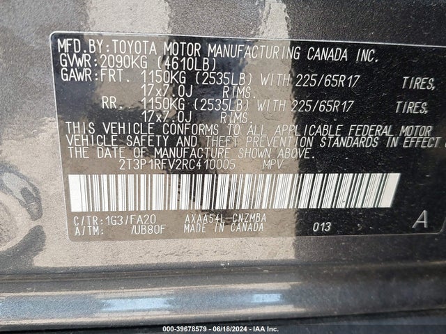 Toyota Rav4 Xle 2024 2T3P1RFV2RC410005 Image 9