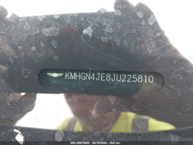 KMHGN4JE8JU225810 Genesis G80 3.8