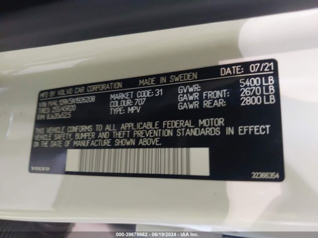 YV4L12RK5N1926208 Volvo Xc60 B5 Momentum