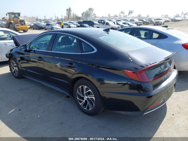 Hyundai Sonata Blue 2021 KMHL24JJ9MA027473 Image 3