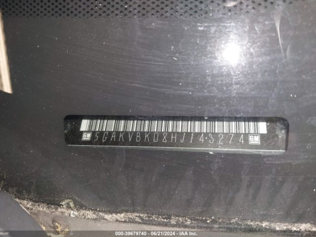 5GAKVBKD8HJ143274 Buick Enclave Leather