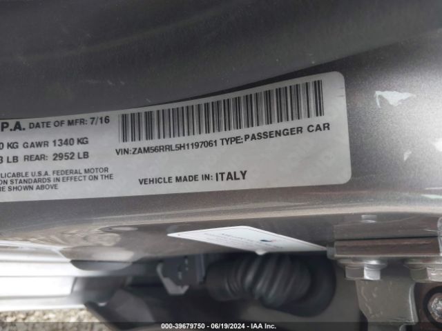 ZAM56RRL5H1197061 Maserati Quattroporte S Q4 Granlusso