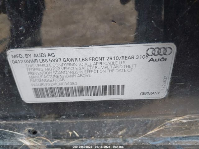 2012 AUDI A8 L WAURVAFDXCN034380 Photo 8
