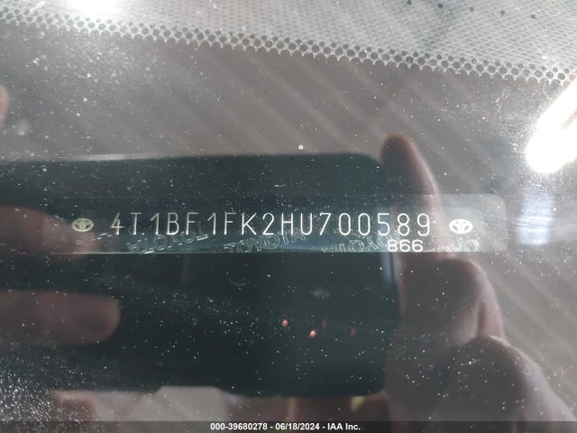 Toyota CAMRY SE 2017 4T1BF1FK2HU700589 Image 9