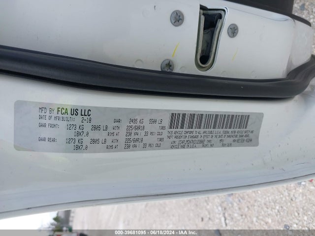 Jeep Cherokee Limited 4x4 2019 1C4PJMDN7KD123802 Image 9
