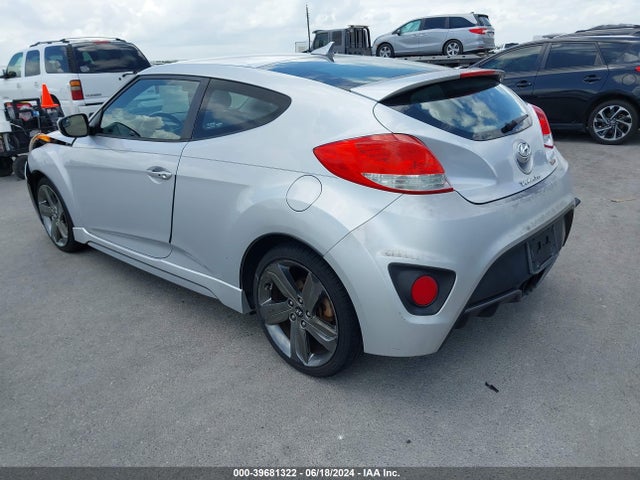 Hyundai Veloster Turbo W/black 2014 KMHTC6AE2EU206188 Image 3