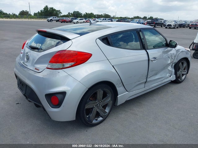 Hyundai Veloster Turbo W/black 2014 KMHTC6AE2EU206188 Image 4