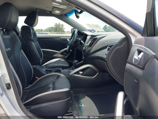 Hyundai Veloster Turbo W/black 2014 KMHTC6AE2EU206188 Image 5