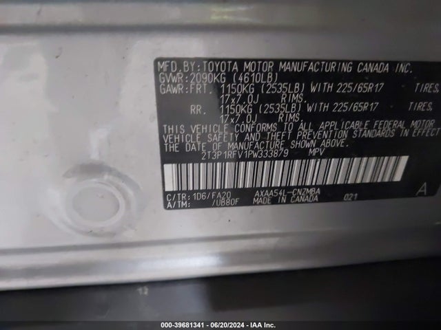 Toyota Rav4 Xle 2023 2T3P1RFV1PW333879 Image 9