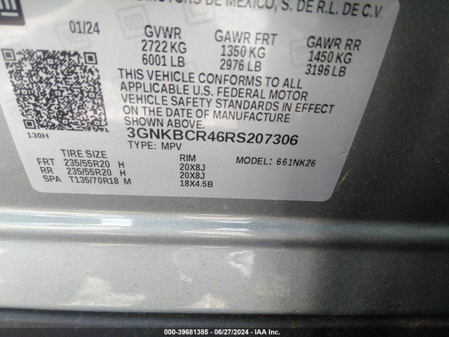 Chevrolet Blazer Fwd 2lt 2024 3GNKBCR46RS207306 Image 9