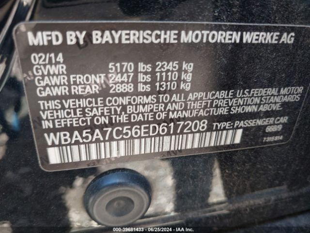 WBA5A7C56ED617208 BMW 528i Xdrive