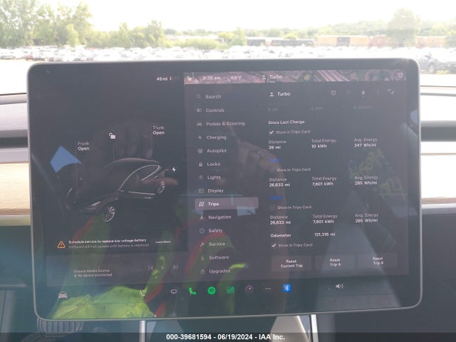 Tesla Model 3 Long Range/mid Range/standard Range/standard Range Plus 2019 5YJ3E1EA2KF314159 Image 7