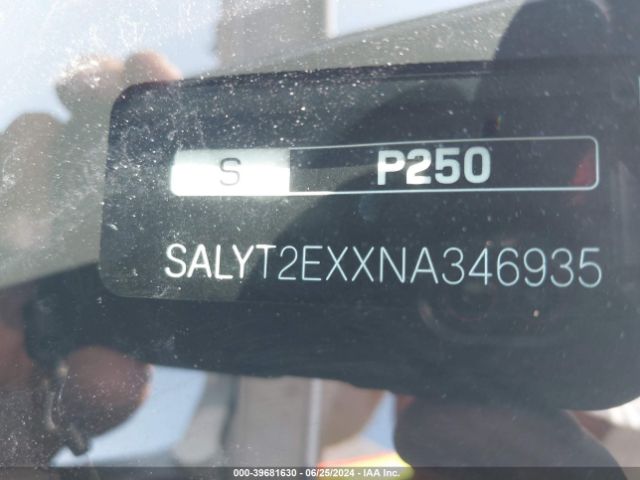 SALYT2EXXNA346935 Land Rover Range Rover Velar P250 R-dynamic S