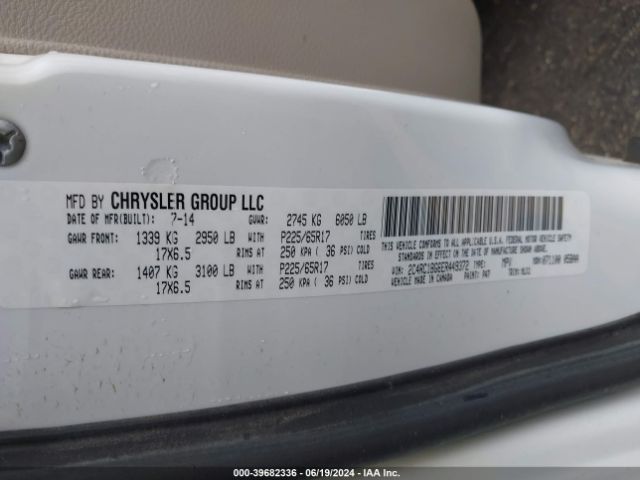 2C4RC1BG6ER449372 Chrysler Town & Country Touring