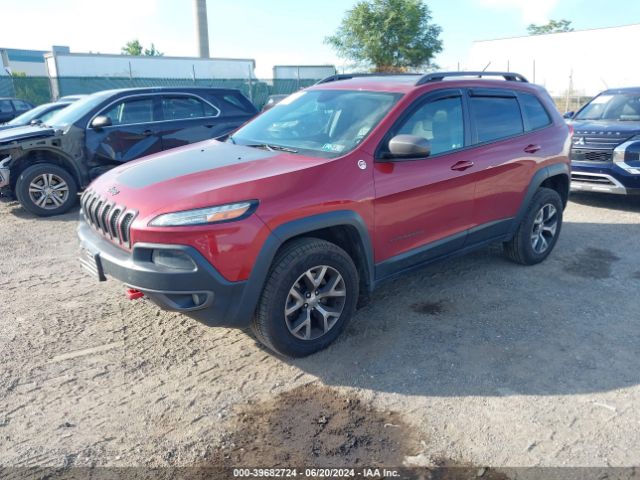 1C4PJMBS0EW214508 Jeep Cherokee Trailhawk