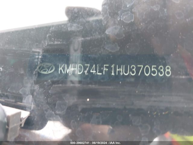 KMHD74LF1HU370538 Hyundai ELANTRA SE