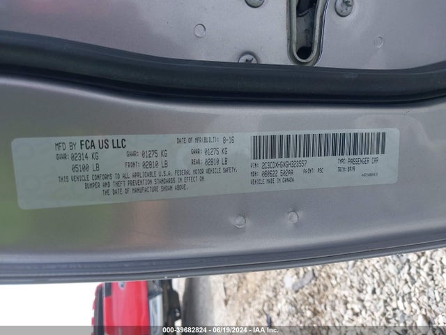 Dodge Charger Sxt 2016 2C3CDXHGXGH323557 Image 9