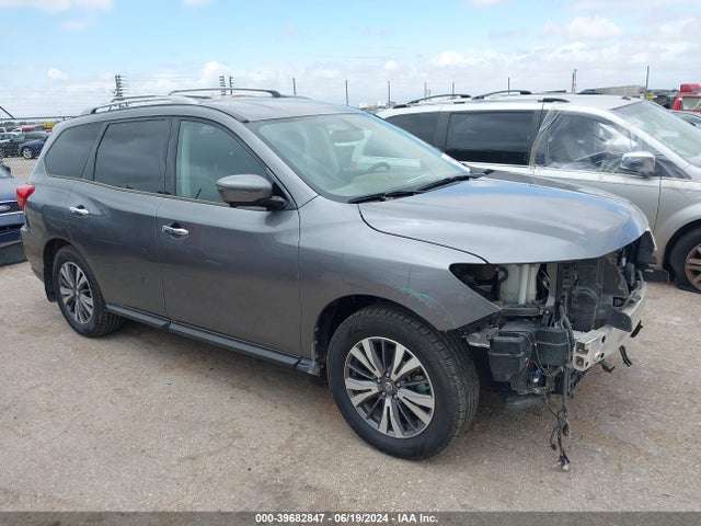 2017 Nissan Pathfinder Sl მანქანა იყიდება აუქციონზე, vin: 5N1DR2MN5HC677642, აუქციონის ნომერი: 39682847