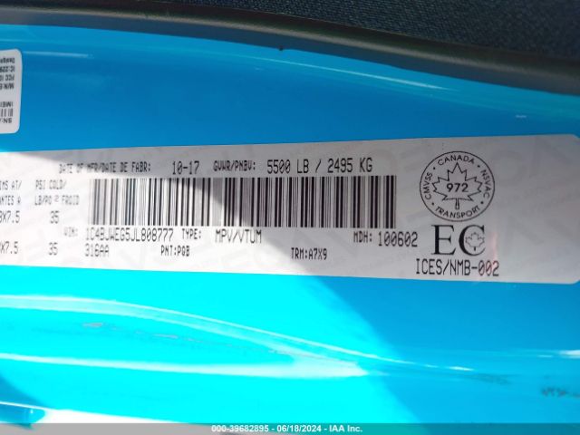 1C4BJWEG5JL808777 Jeep Wrangler Jk Unlimited Sahara