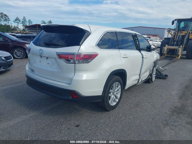 Toyota Highlander Le 2016 5TDZARFH2GS021803 Image 4