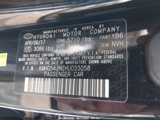 KMHG54JH2HU033058 Genesis G90 5.0 Ultimate