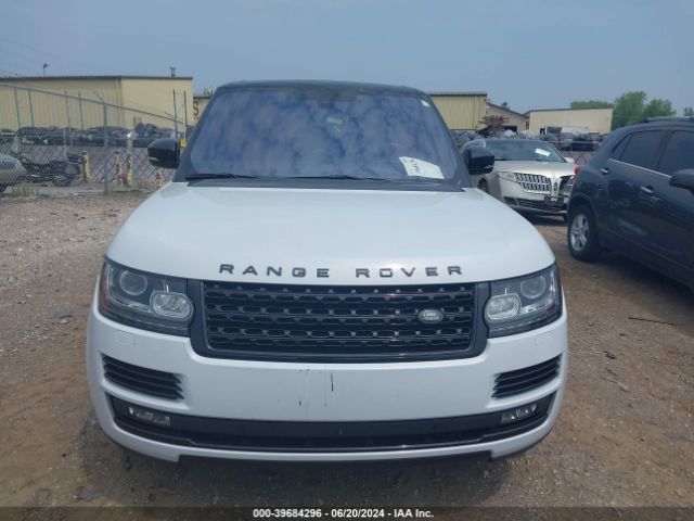 SALGS2KF1GA255274 Land Rover Range Rover 3.0l V6 Turbocharged Diesel Hse Td6