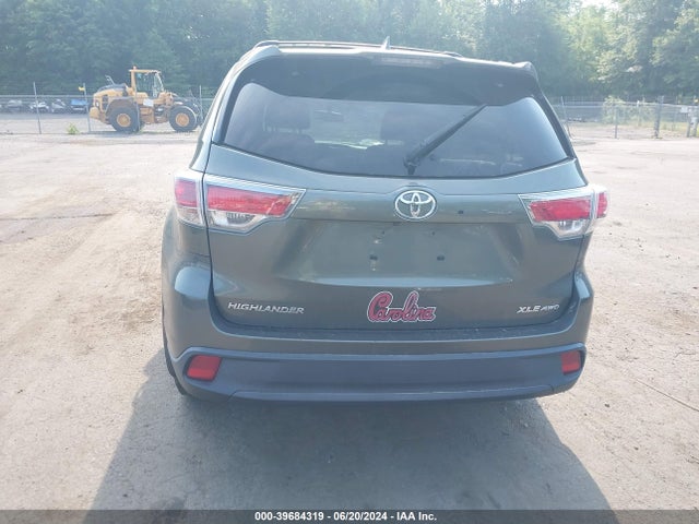 Toyota Highlander Xle V6 2015 5TDJKRFH5FS180095 Image 17