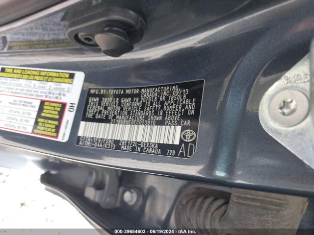 Toyota Corolla S Plus 2014 2T1BURHE0EC023910 Image 9