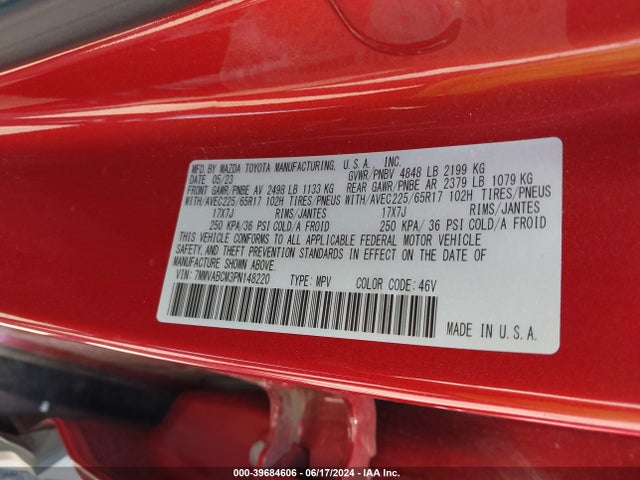 7MMVABCM3PN148220 Mazda Cx-50 2.5 S Preferred Plus